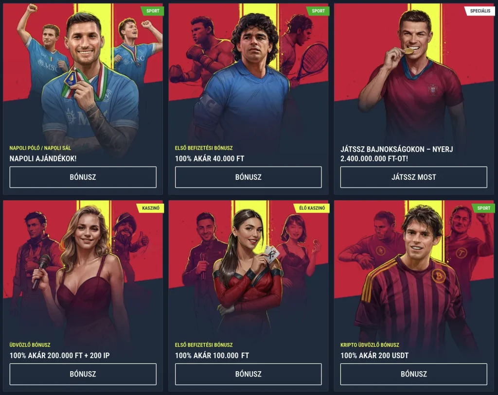 Promóciók a Rabona kaszinóban